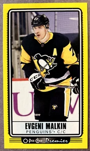 2021-22 OPC Premier Tallboys Yellow #P-6 Evgeni Malkin Pittsburgh Penguins - Picture 1 of 1
