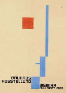 Exposición Bauhaus 1923 Weimer Art Exhibition Design Giclee Poster Art Print - Imagen 1 de 8