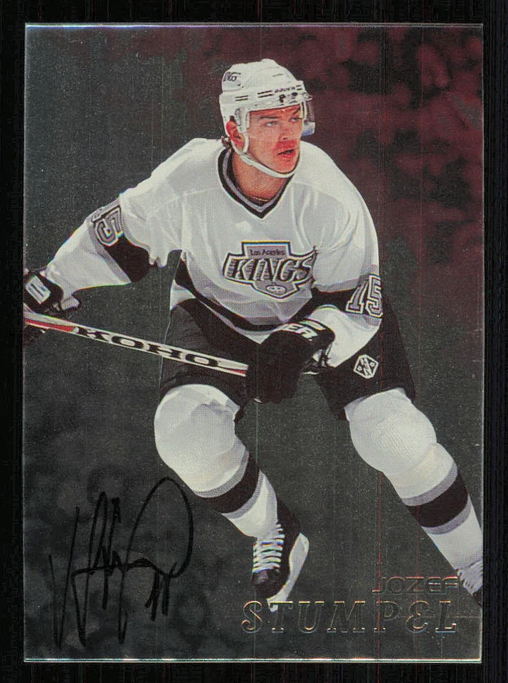 1998-99 Be A Player AUTO #63 Jozef Stumpel - Image 1 of 2