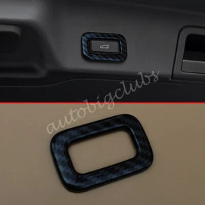 For Range Rover Evoque 2020-2023 Carbon Fiber Rear Door Switch Cover Trims Parts - Picture 1 of 6