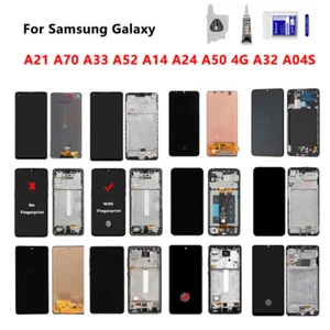 For Samsung Galaxy A21 A70 A33 A52 A14 A24 A50 A04S LCD Display Screen Digitizer - Photo 1 sur 29