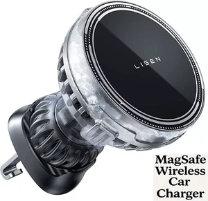 Magnetic Wireless Charger Car Holder For MagSafe iPhone 16 15 14 13 Pro Max Mini - Picture 1 of 7