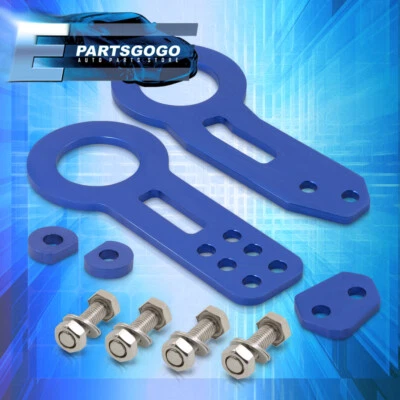 Universal Civic Integra EF EG EK DA DC JDM Front & Rear Aluminum Tow Hook Blue Foto 1 de 3