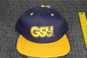 Georgia Southern Eagles GSU Hat Cap Georgia Headwear Snap Back Blue Yellow - Picture 1 of 12
