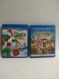 How the Grinch Stole Christmas Blu-ray Only and The Box Trolls Blu Ray & DVD  - Picture 1 of 7