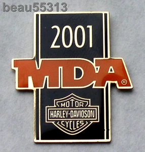 HARLEY DAVIDSON NATIONAL HOG RALLY MDA 2001 JACKET VEST HAT PIN PINS - Picture 1 of 1