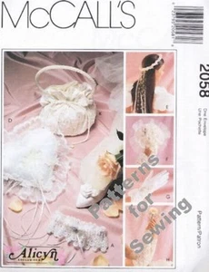 Patrón McCalls Costura Mujer Boda Novias Accesorios Fuera de imprenta NUEVO - Imagen 1 de 1
