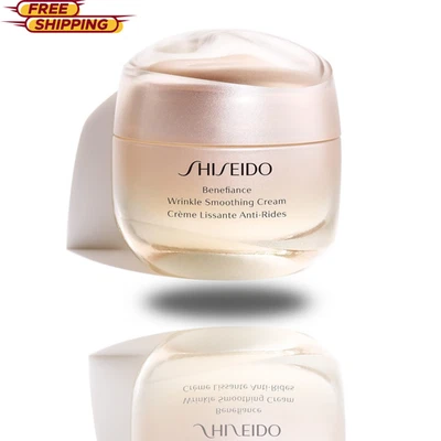 Shiseido Benefiance Wrinkle Smoothing Cream 50mL – Anti-Aging Hydration - Image 1 of 4