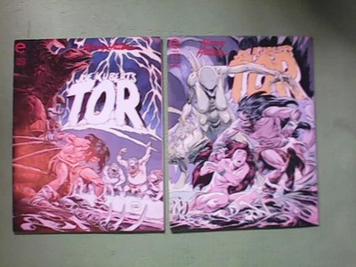 Lote de 2 números Joe Kubert's Tor #1 y 2 (1993 Epic Comics) Foto 1 de 4