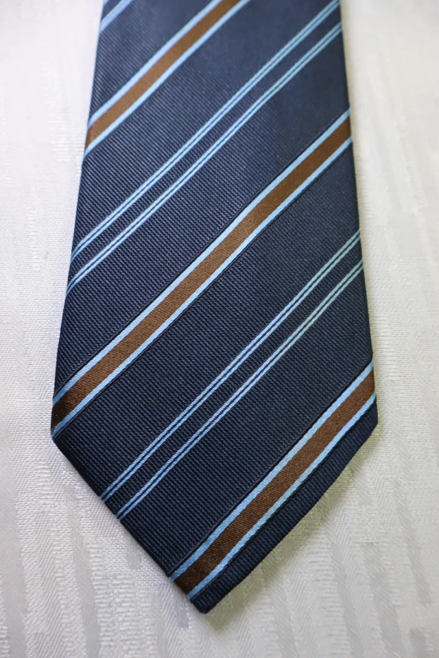 Trussardi Action 100% Silk Tie Necktie Made IN Italy Vintage, - Image 1 of 4