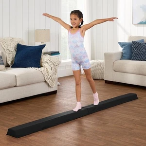 Best Choice Products 8ft Folding Floor Balance Beam 2-Panel for Gymnastics Pr... - Picture 1 of 7