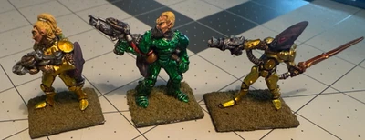 Warhammer 40k Rogue Trader Eldar Guardians  OOP METAL - Image 1 of 3