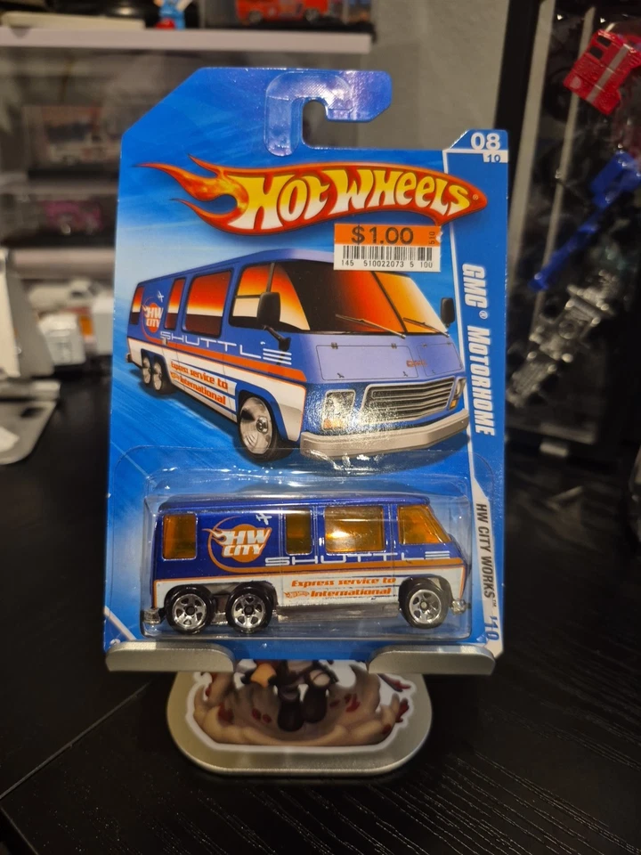 Hot Wheels HW City Works '10 08/10 GMC Motorhome 116/240 Blue - Image 1 of 1