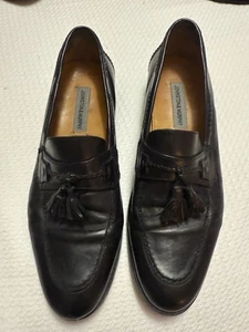 Johnston and Murphy Herren Schwarz Leder Quaste Halbschuhe 11 M Medium - Bild 1 von 4