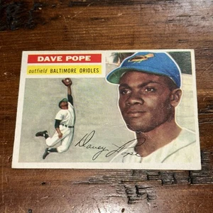 1956 Topps #154 Dave Pope EX - Imagen 1 de 3