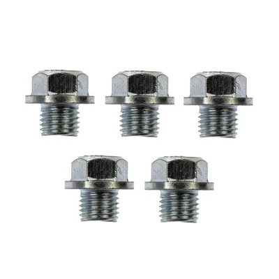 For Mitsubishi Mirage G4 2017-2025 Oil Drain Plug | 5 Pieces | Steel | Silver - Image 1 of 4