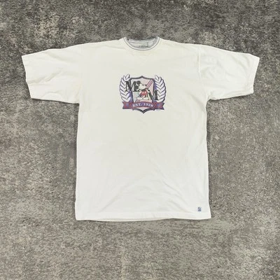 Camisa De Colección Disney Mickey Mouse Para Hombres Equipo Grande Para Deportes Años 90 Dibujos Animados Camiseta Foto 1 de 4