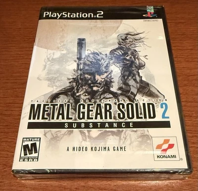 Metal Gear Solid 2 Substance Etiqueta Negra Playstation 2/PS2-2003-Nuevo SELLADO Foto 1 de 4