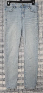 American Eagle hellblau Hi Rise Jegging Denim Jeans Damen 10 kurz Stretch - Bild 1 von 6