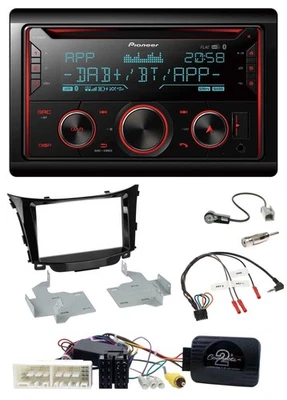 Pioneer 2DIN DAB Lenkrad Bluetooth USB CD Autoradio für Hyundai I30 ab 2017 - Bild 1 von 4