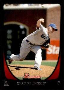2011 Bowman Chad Billingsley Los Angeles Dodgers #82 - Picture 1 of 2