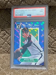 2014 Panini HOF 75th Ann. Nolan Ryan PSA 9 #27 ELITE Series INSERT Card LOW POP - Picture 1 of 2