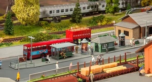 FALLER 120207 Station 1:87 H0 Gauge # NEW in OVP # - Picture 1 of 2