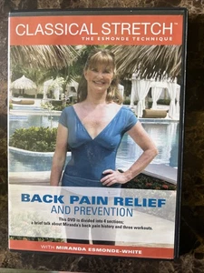 Classical Stretch The Esmonde Technique Back Pain Relief & Prevention DVD - Picture 1 of 3