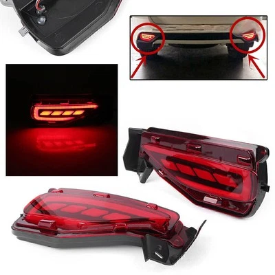 Car LED Rear Bumper Lamp Fog Brake Tail Light For Toyota Fortuner 2015-2017 2016 - image 1 of 4