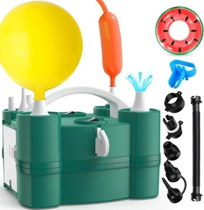 Ballonpumpe elektrisch 3-in-1 tragbare Luftpumpe für alle Luftballons & Schlauchboote - Bild 1 von 8
