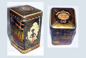 Antike Blechdose Fürsten Kaffee 1895 1955 60 Jahre - Bild 1 von 4