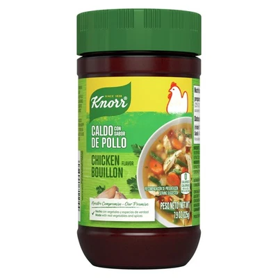 Caldo sabor pollo Knorr para salsas, sopas y guisos grasa granulada y... Foto 1 de 4
