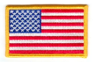USA AMERICAN AMERICA FLAG PATCHES backpack PATCH BADGE IRON ON NEW EMBROIDERED - Bild 1 von 1