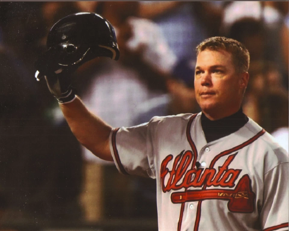 Chipper Jones Atlanta Braves 8x10 Color Photo - Image 1 of 1