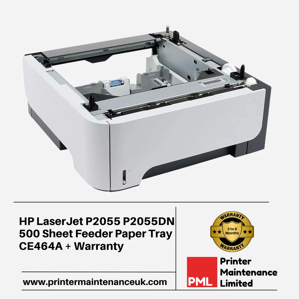 HP LaserJet P2055 P2055DN 500 Sheet Feeder Paper Tray CE464A + Warranty - Image 1 of 1