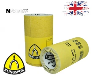 Schleifrollen 115 mm x 4,5 m P40-P180 Klingspor Schleifpapierrolle - Bild 1 von 2