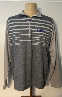 Ping Golf LSU Manga Larga 1/4 Cremallera Pull Over Para Hombre Talla Mediana Foto 1 de 3