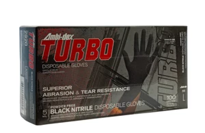 Guantes negros de nitrilo ambidiestro 5 mil (estuche de 1000 guantes) - Imagen 1 de 5