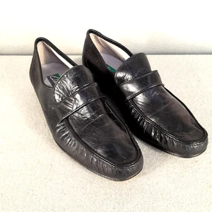 Clarks Schuhe Gr. UK 8,5 schwarz Leder Slipper Damen schmale Passform - Bild 1 von 10
