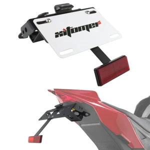 Soporte de matrícula ordenado cola apto para Aprilia Tuono V4 1100 de fábrica 2021-2025 - Imagen 1 de 13