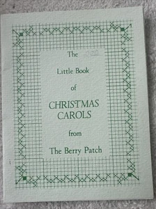 Vintage Cross Stitch Pattern Booklet The Little Christmas Carols/The Berry Patch - Picture 1 of 2