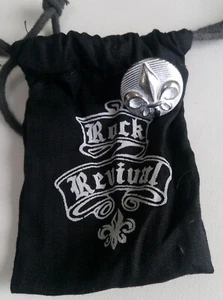 Rock Revival Replacement Button Silver Tone W/ Black Bag (Screw On) - Picture 1 of 4