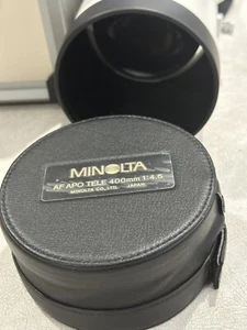 MInolta AF Apo Tele 400mm f/4.5 G High Speed Lens Sony A Mount US seller W Case - Picture 1 of 3