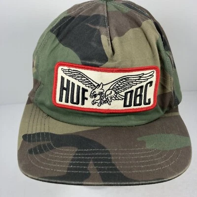 De Colección HUF DBC Parche Frontal Camuflaje Camuflaje Sombrero Snapback Gorra Ajustable EE. UU. Envío y devolución gratuitos Foto 1 de 4