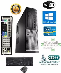 Dell Optiplex PC DESKTOP i5 2400 Quad 3.1GHz 4GB 120GB SSD Windows 10 Pro 32 - Picture 1 of 10