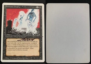 MTG Revised Animate Dead Artist Proof Signed AP - Picture 1 of 3