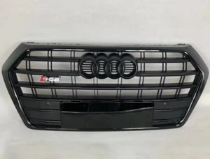 For 2018 2019 2020 Audi Q5 SQ5 Front Bumper black Grille Grill - Bild 1 von 3