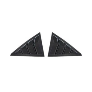 Cubierta de cuarto de persiana de ventana lateral trasera negra pintura para Cadillac CT4 2020-2022 2 piezas - Imagen 1 de 7