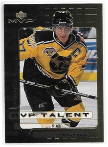 1999-00 Upper Deck RAY BOURQUE MVP TALENT #MVP5 INSERT Boston Bruins