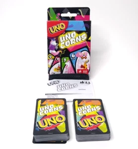UNO Unocorns Unicorns Card Game Mattel Family Fun, Complete Set, Instructions - Picture 1 of 8